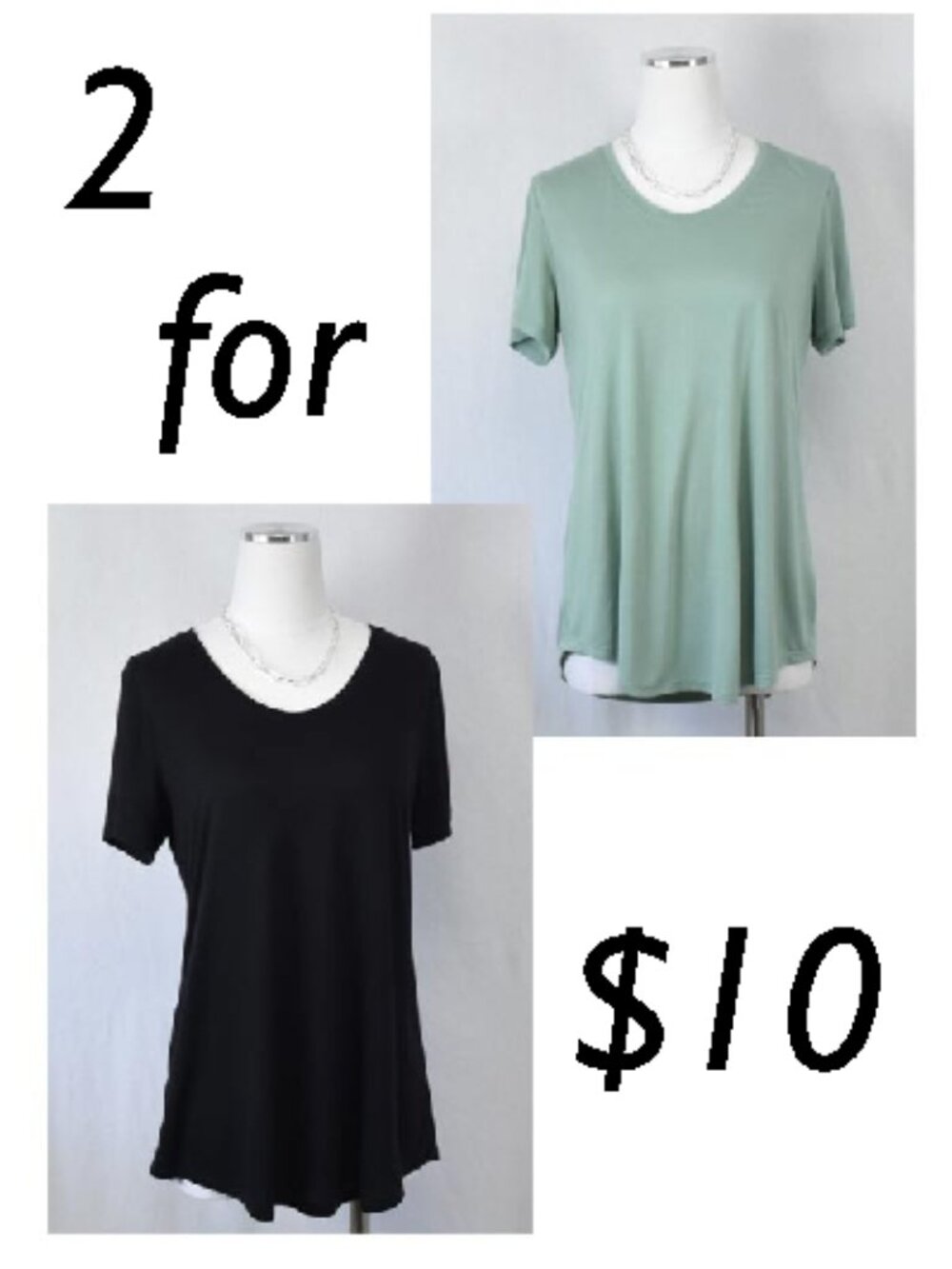 2 a.n.a. short sleeve t-shirts Size Large TALL